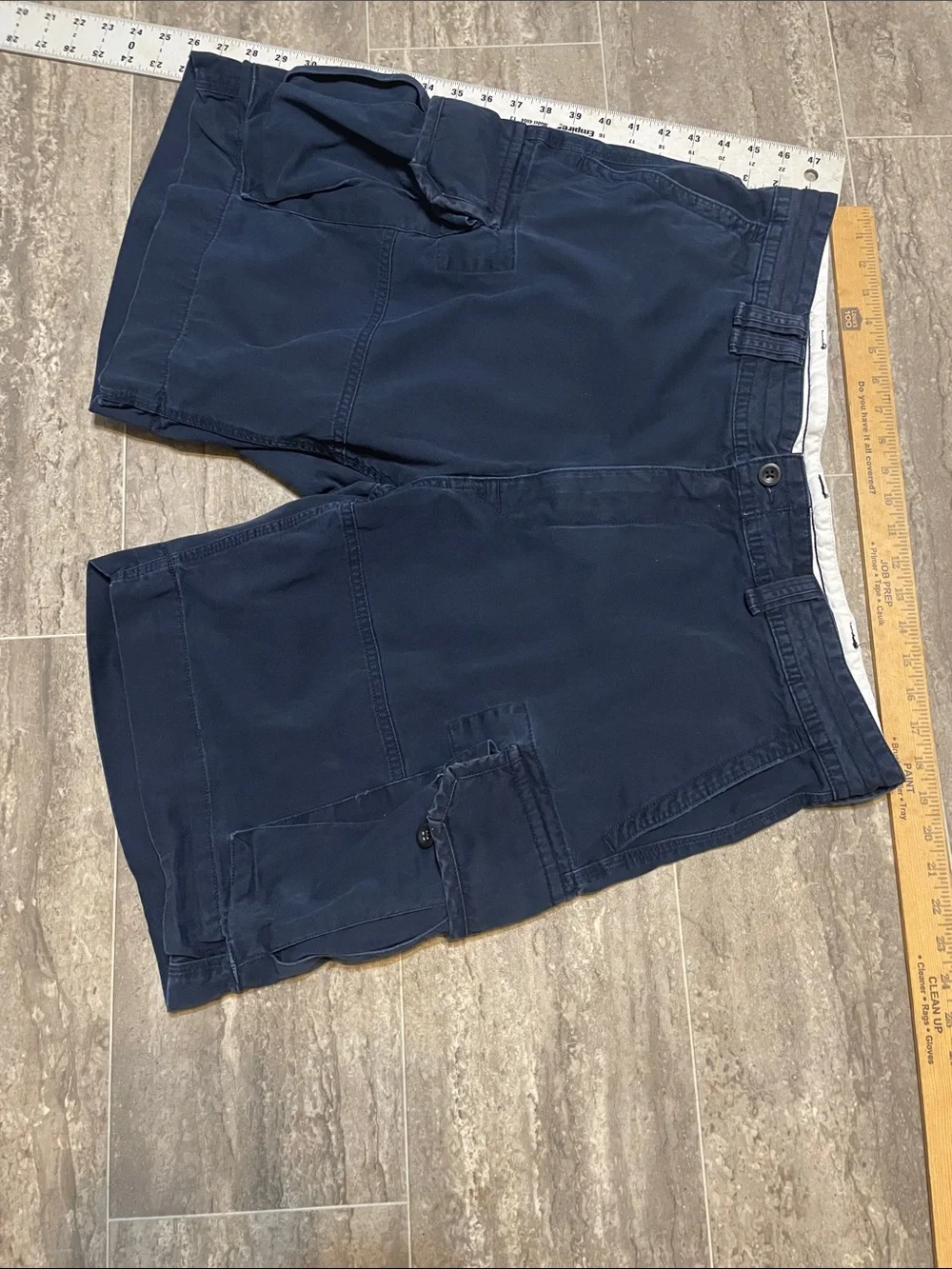 Men's Polo Ralph Lauren Geller Classic Fit Cargo Shorts Navy Blue Size 40